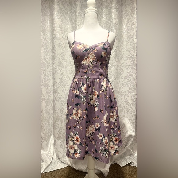 Xhileration Floral Bodice Dress - Picture 2 of 12
